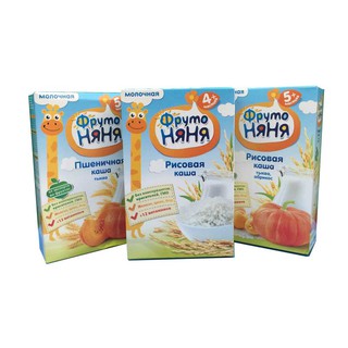 Bột ăn dặm Fruto Nga cho bé đủ vị