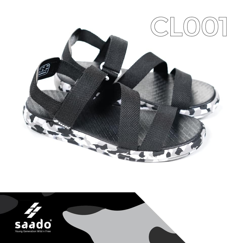 Giày Sandal Shat Saado Camo Đen - Phylon Siêu Êm, Siêu Nhẹ