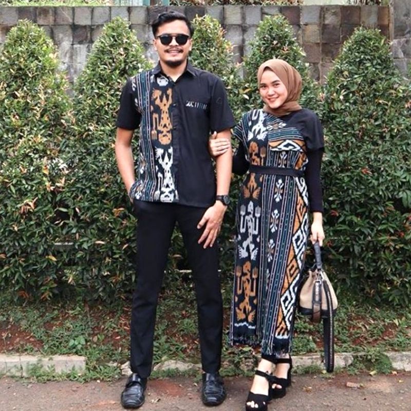 Bộ Đầm Dệt Len Dành Cho Cặp Đôi Mặc Đầm Dự Tiệc