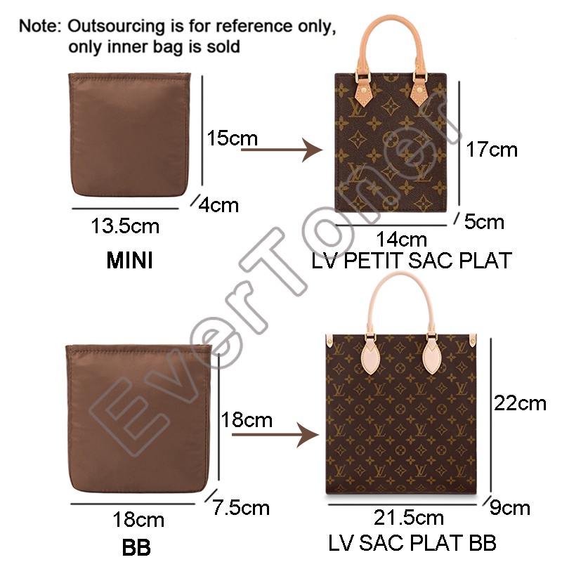 Evertoner Túi Đựng Mỹ Phẩm PETIT SAC PLAT BB Tiện Lợi Đi Du Lịch