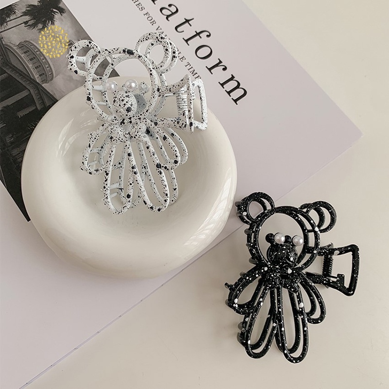 Kẹp Tóc Hình Chú Gấu Đơn Giản Thời Trang Cho Nữ