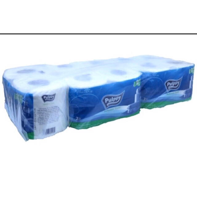 Combo 10 cuộn giấy vệ sinh Pulppy cao cấp