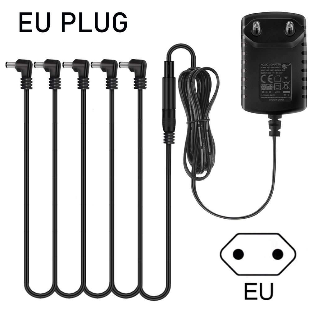 Dây Cáp Nguồn 6 Chiều 9V Dành Cho Đàn Guitar Điện Chuyên Dụng