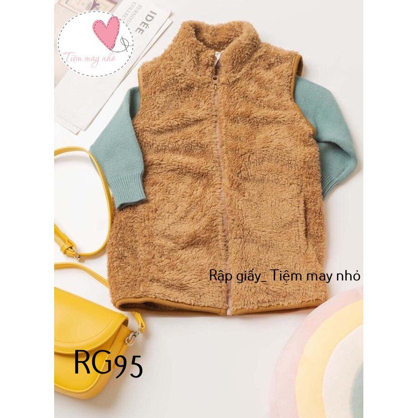 RG95_Rập giấy may áo gile cho bé