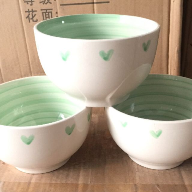 Combo 2 tô gốm sứ 6 in