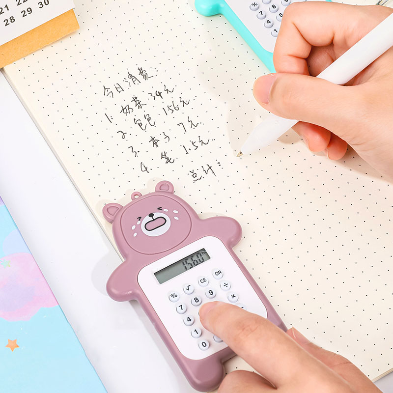 Máy Tính Cầm Tay Mini Hoạt Hình Dễ Thương