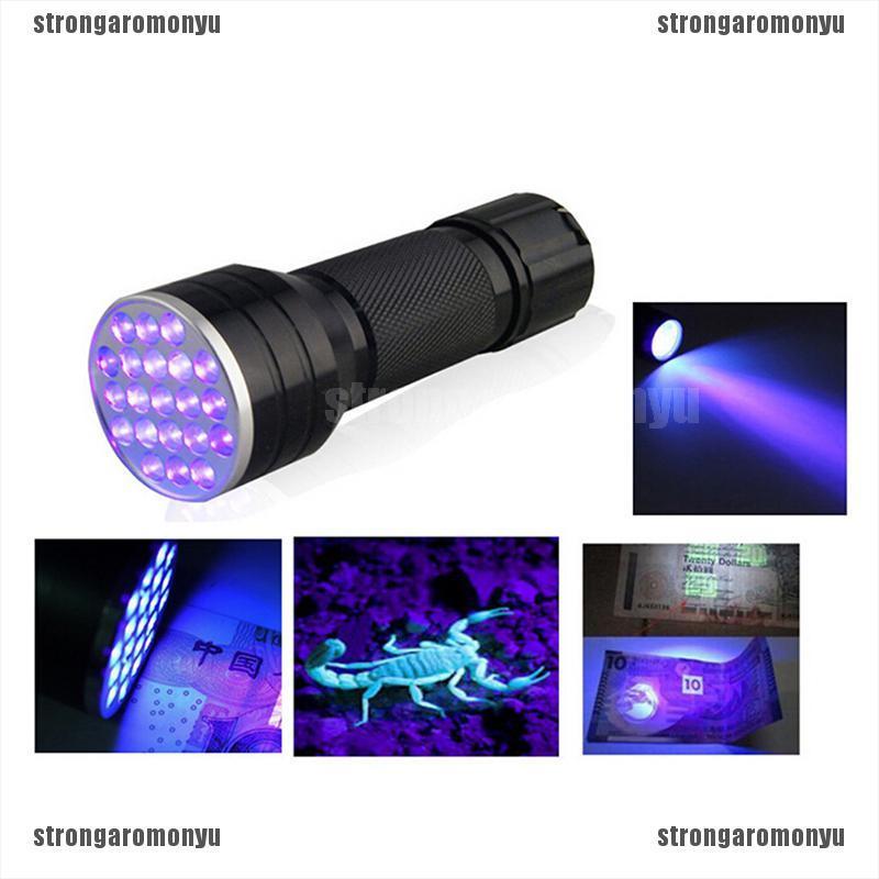 Đèn Pin Mini 21 Bóng LED UV Siêu Sáng