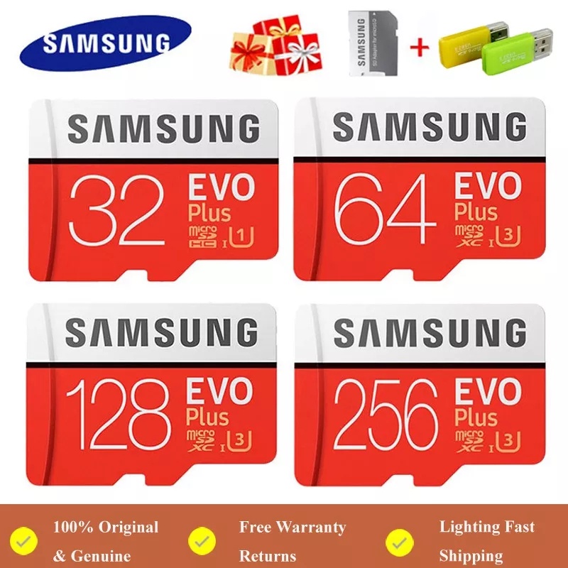 ♥ Gửi miễn phí bộ chuyển đổi + đầu đọc thẻ Samsung Evo Plus 1TB Thẻ nhớ Micro SD Microsd Micro SD 10