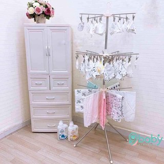 FREE SHIP !! Cây phơi 9BABY quần áo cho mẹ và bé