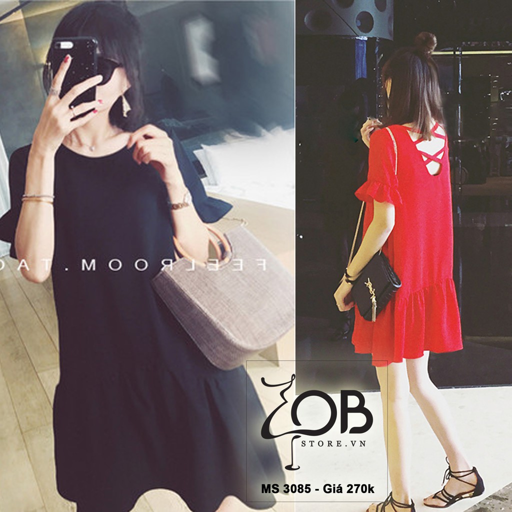 [Xả kho] Đầm đuôi cá dây đan lưng