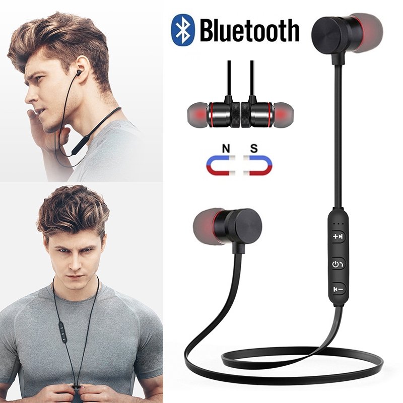 Tai Nghe Bluetooth Không Dây Hít Nam Châm Thời Trang