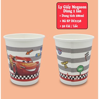 Ly giấy Disney dùng 1 lần- 280ml - 50 cái/lốc