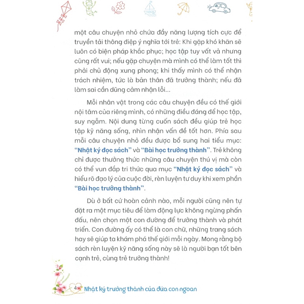 Sách - Nhật Ký Trưởng Thành Của Đứa Con Ngoan - Con Học Cách Ứng Xử (Kỹ Năng Sống Dành Cho Học Sinh)