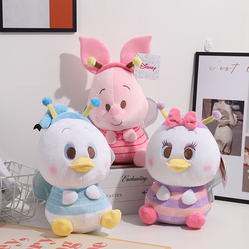 Thú Nhồi Bông Hình Nhân Vật Disney Donald Daisy Lotso Winnie Piglet Làm Quà Tặng Cho Bé CMX3