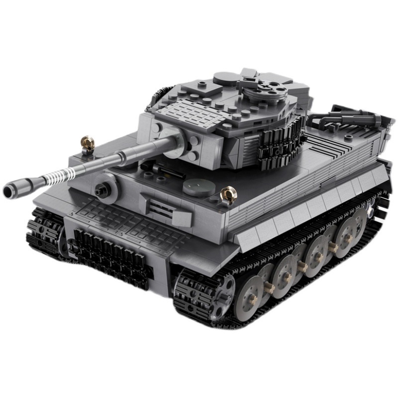 Đồ Chơi Lắp Ráp Kiểu LEGO TECHNIC Xe Tăng TIGER TANK Điều Khiển RC No.C61071 Với 925 Mảnh Ghép,Tặng Kèm Động Cơ Pin Sạc