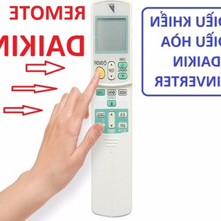 Điều khiển điều hòa DAIKIN - ĐIỀU KHIỂN ĐIỀU HÒA DAIKIN 1, 2 CHIỀU INVERTER - remote máy lạnh daikin inverter