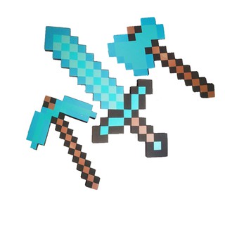 Combo Kiếm minecraft cup rìu minecraft kim cương