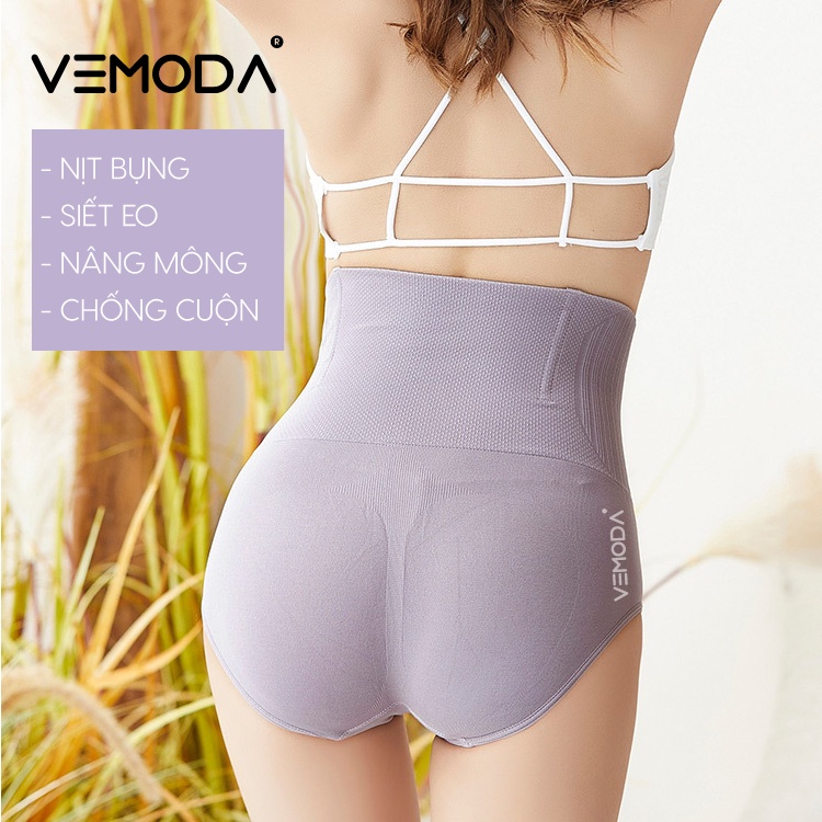 Quần Gen Định hình Nịt Bụng V-GEN018 Cao cấp Vemoda cho mẹ sau sinh. Quần gen cho người béo bụng giảm ngay 5-10cm