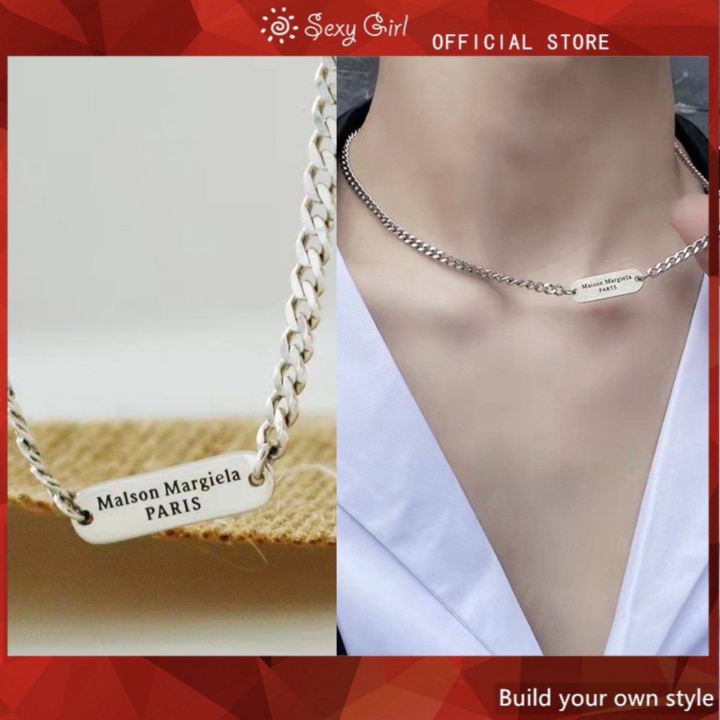 Vòng cổ Sợi Xích Phối Mặt Chữ Phong Cách Thời Trang Đơn Giản Cho Nữ