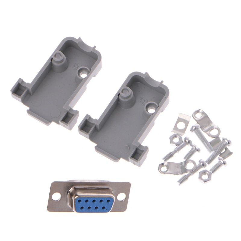 Set 5 Đầu Nối Phích Cắm D-Sub 9Pin RS232 Serial DB9 Cho w / for G