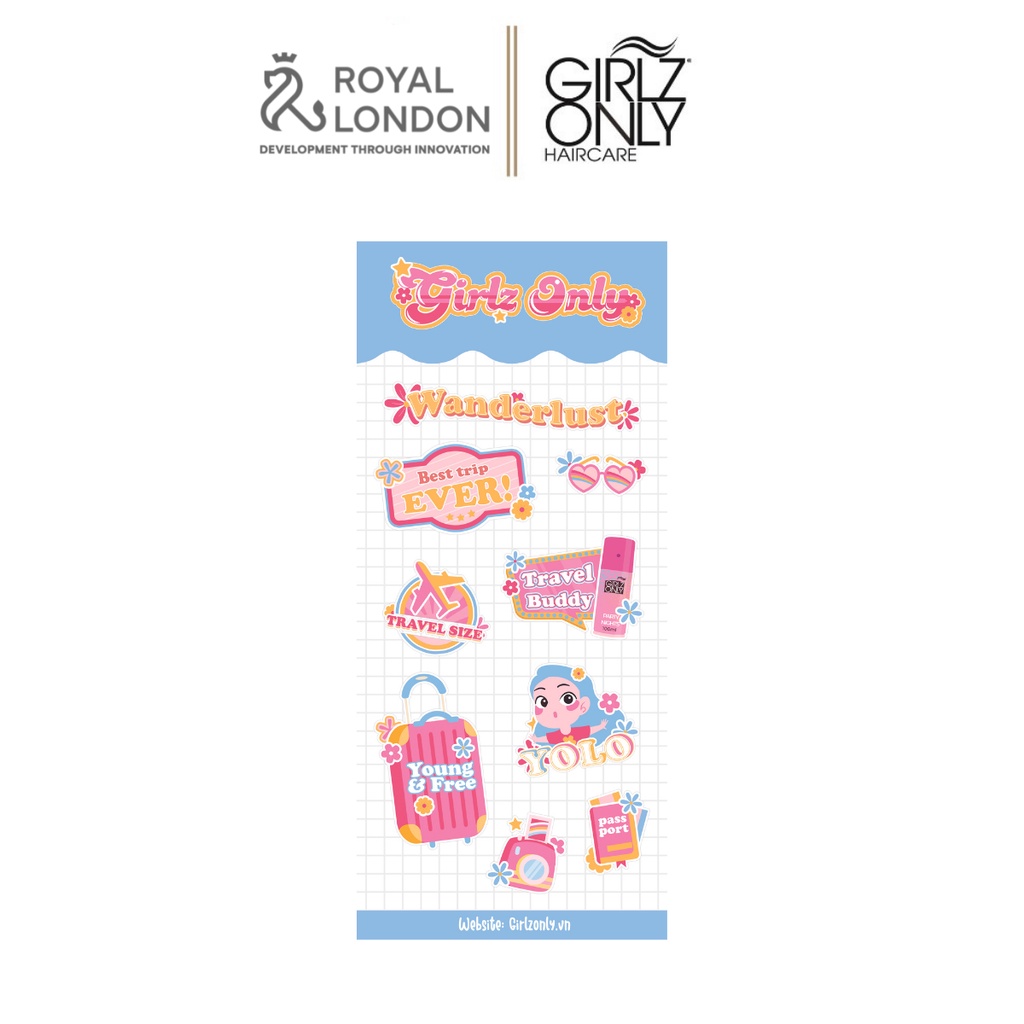 Sticker Girlz Only xinh xắn