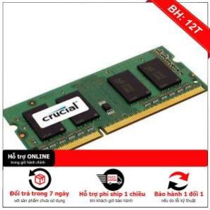 Ram laptop Samsung / Hynix / Crucial / Kingston  4GB DDR3L 1600MHZ 2RX8 PC3L-12800 204pin SODIMM