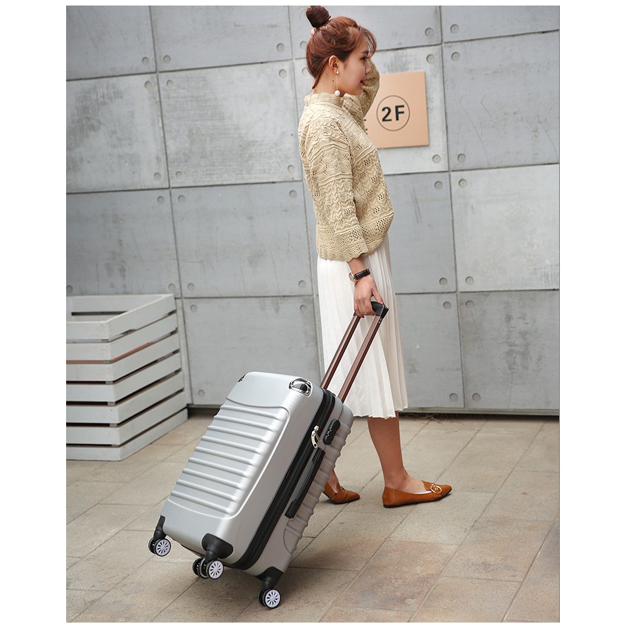 Vali nhựa kéo du lịch. Size 20+24. Vali kéo bọc góc, nhiều màu sắc cá tính, trẻ trung. Hàng cao cấp, chống va đập