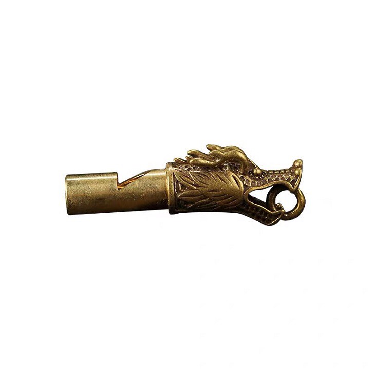 [Phong Thủy] Còi đồng đầu rồng sẽ mang lại cho chủ sở hữu sự may mắn về tài lộc, công việc-TMT Collection-SP001524