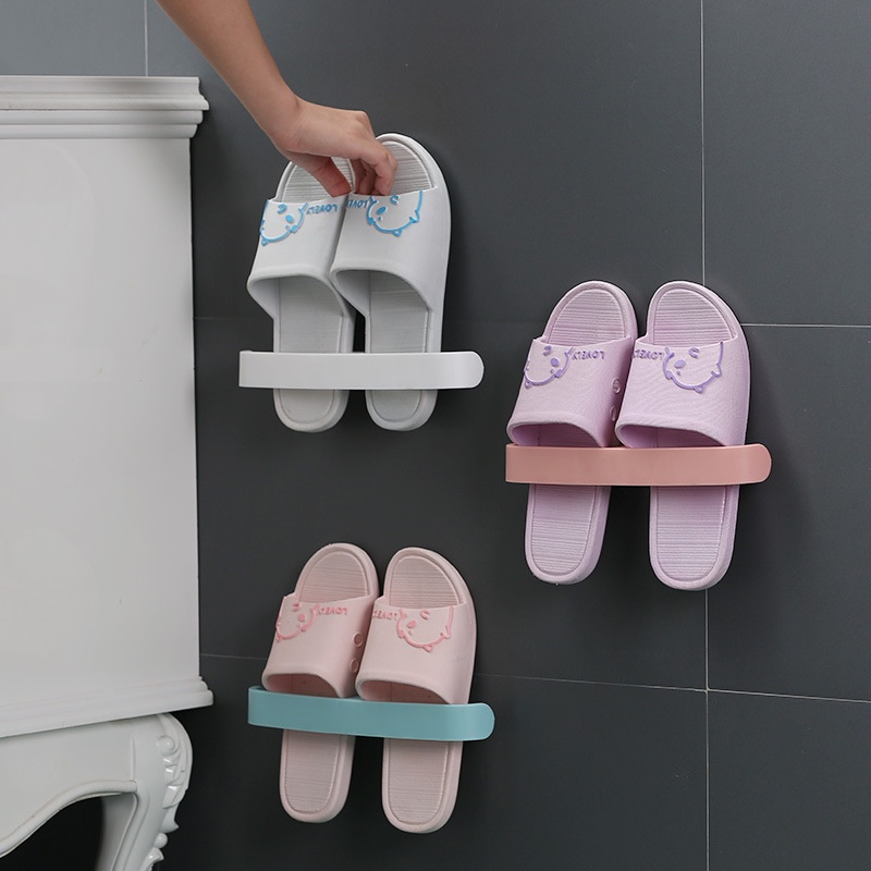 Giá giữ dép gắn tường thoát nước được tiện lợi dành cho phòng tắm