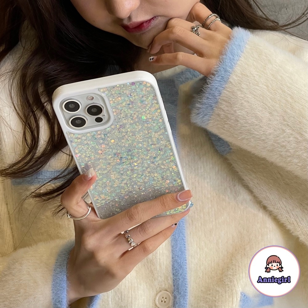 Ốp điện thoại TPU mềm chống sốc chống trầy lấp lánh thích hợp cho iPhone 13 12 11 Pro Max X Xs Max XR 8 7 Plus