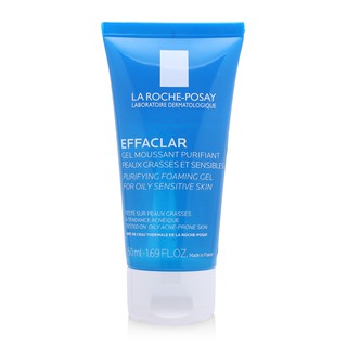 Sữa Rửa Mặt Dạng Gel Dành Cho Da Nhạy Cảm Effaclar Gel Moussant Purifiant La Roche Posay 50ml
