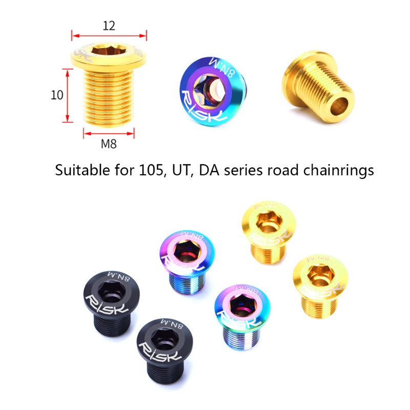 QQ Vít Cố Định Thân Xe Đạp Leo Núi M8x12 Chuyên Dụng Chất Lượng Cao