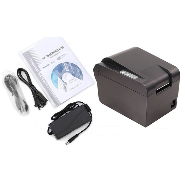 Máy in mã vạch, tem nhiệt trà chanh trà sữa giá rẻ Xprinter XP-235B | BigBuy360 - bigbuy360.vn