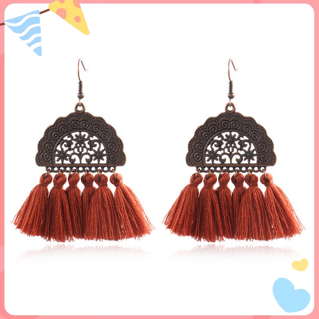 Bông Tai Tua Rua Phong Cách Cổ Điển Cho Nữ