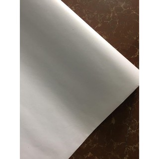Combo 5m giấy decal si màu trắng nhám BINBIN DS04 (Kích thước : 60x500cm)