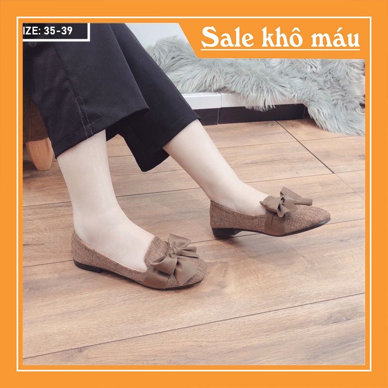 [Xã kho sale lỗ] Búp bê nữ màu nâu phối nơ lẻ size sale lỗ