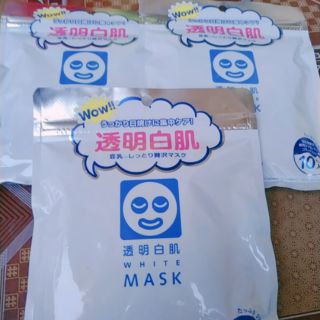 Mặt nạ Transparent Shirahada White Mask N