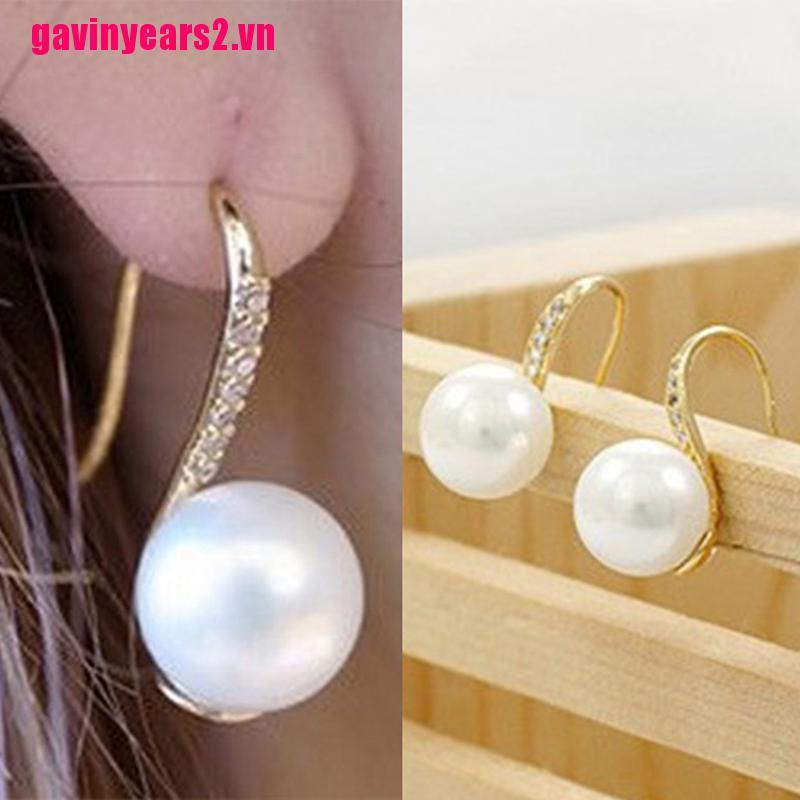 Bộ 2 Bông Tai Ngọc Trai Thời Trang Cho Nữ