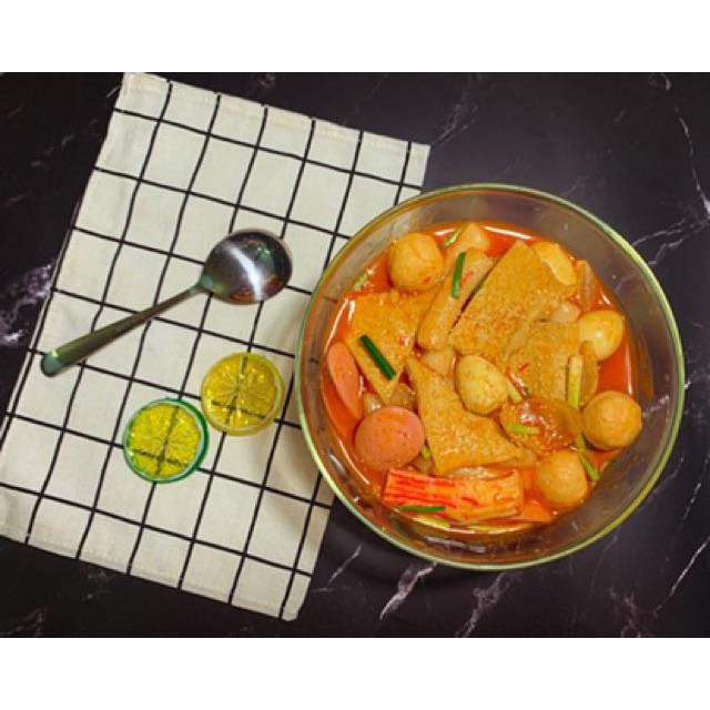 COMBO Tokbokki Nhân Phô Mai chế biến Chả cá & Sốt