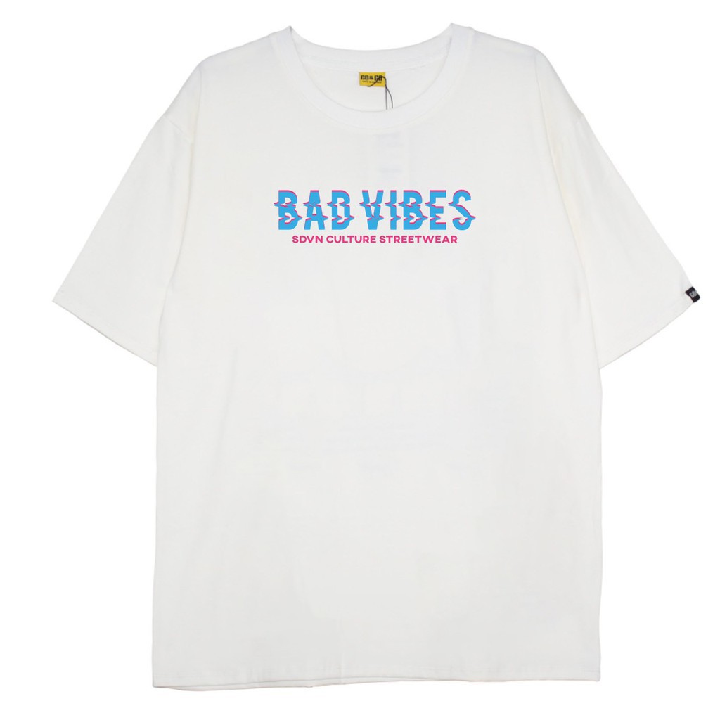 Áo Thun Unisex Nam Nữ SDVN BAD VIBES Chất Cotton Co Giãn Tốt | BigBuy360 - bigbuy360.vn