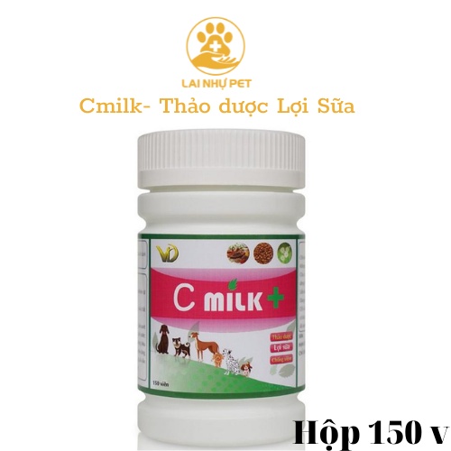 Kích Sữa - Tăng Tiết Sữa - Giảm Viêm Tuyến Sữa Chó Mèo - C Milk  - LAI NHỰ PET