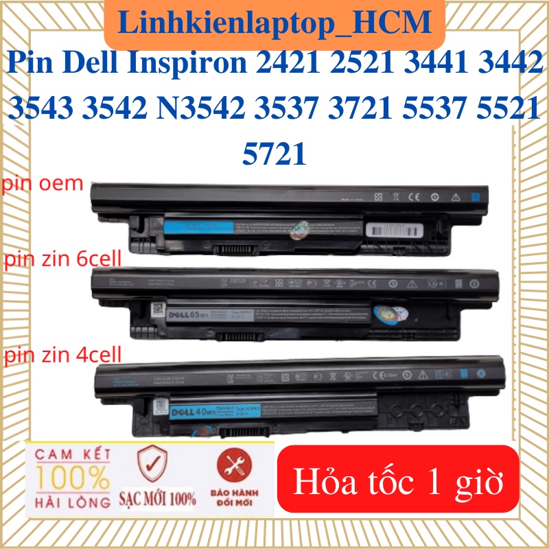Pin Dell MR90Y XCMRD-Pin laptop Dell Inspiron 2421 2521 3441 3442 3543 3542 N3542 3537 3721 5537 5521 5721