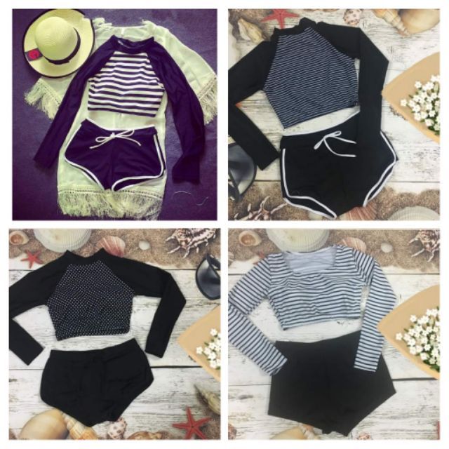 Đồ bơi học sinh - tay dài kín đáo