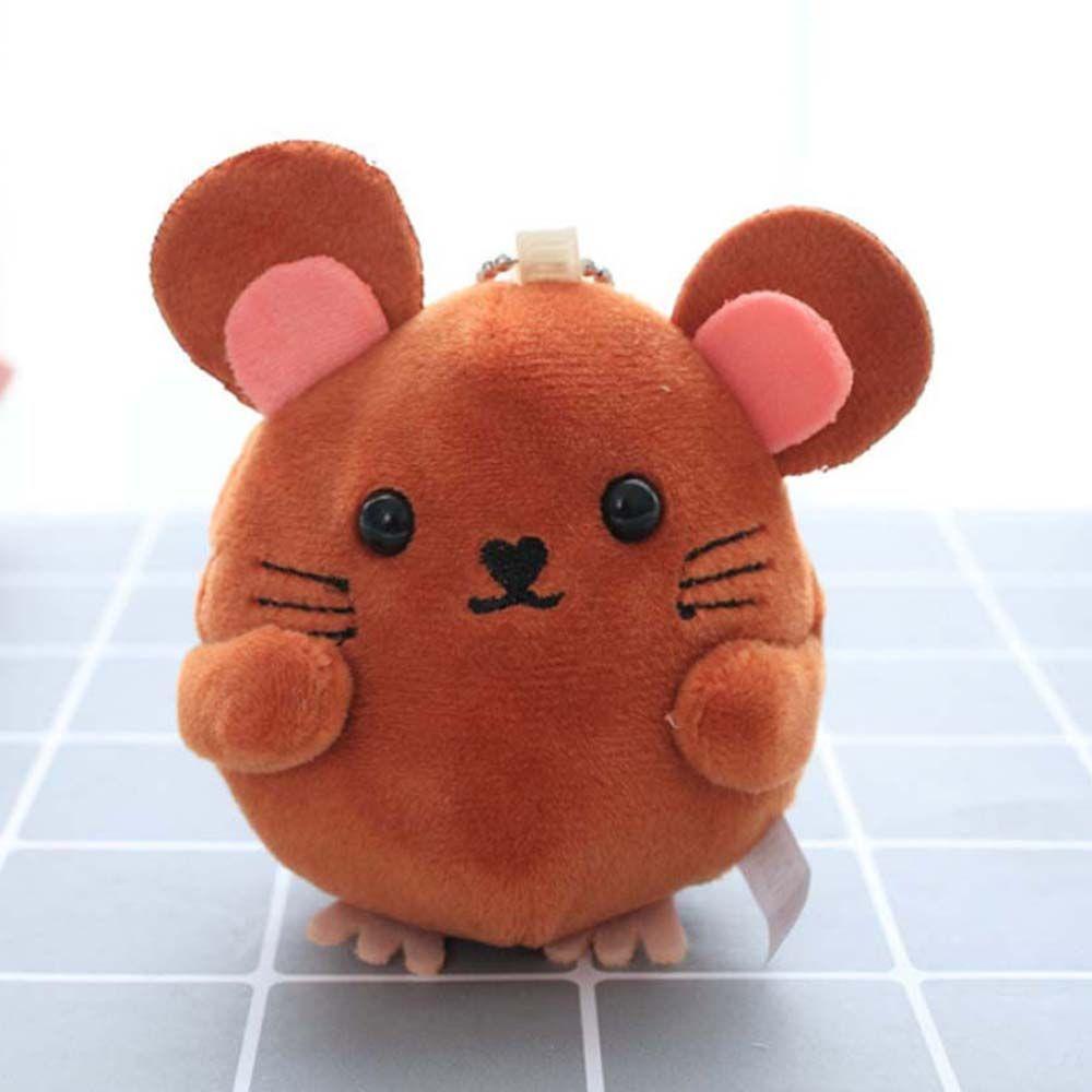 ELLSWORTH Chuột Nhồi Bông 8CM Trang Trí Chìa Khóa