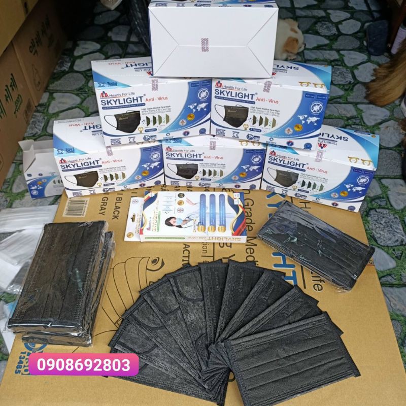  Khẩu trang y tế giấy kháng khuẩn 4 lớp hộp 50c SKYLIGHT | BigBuy360 - bigbuy360.vn