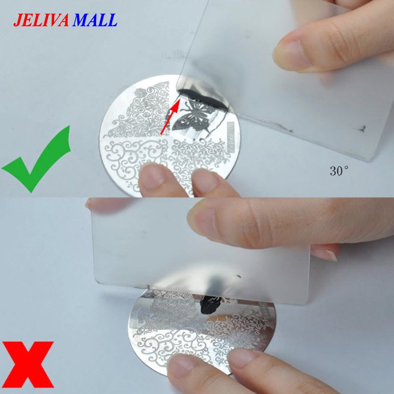 Con dấu in móng tay đầu in silicon in họa tiết từ khuôn hình mẫu