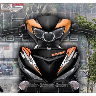 TEM RỜI EXCITER 150 CAM ĐEN