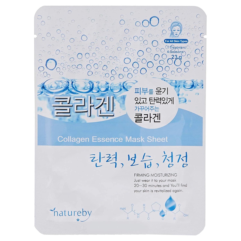 Mặt nạ dưỡng da Hàn Quốc đủ loại chiết xuất thiên nhiên Natureby Essence Mask Sheet