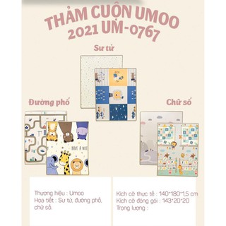 Thảm gấp gọn Umoo 2021