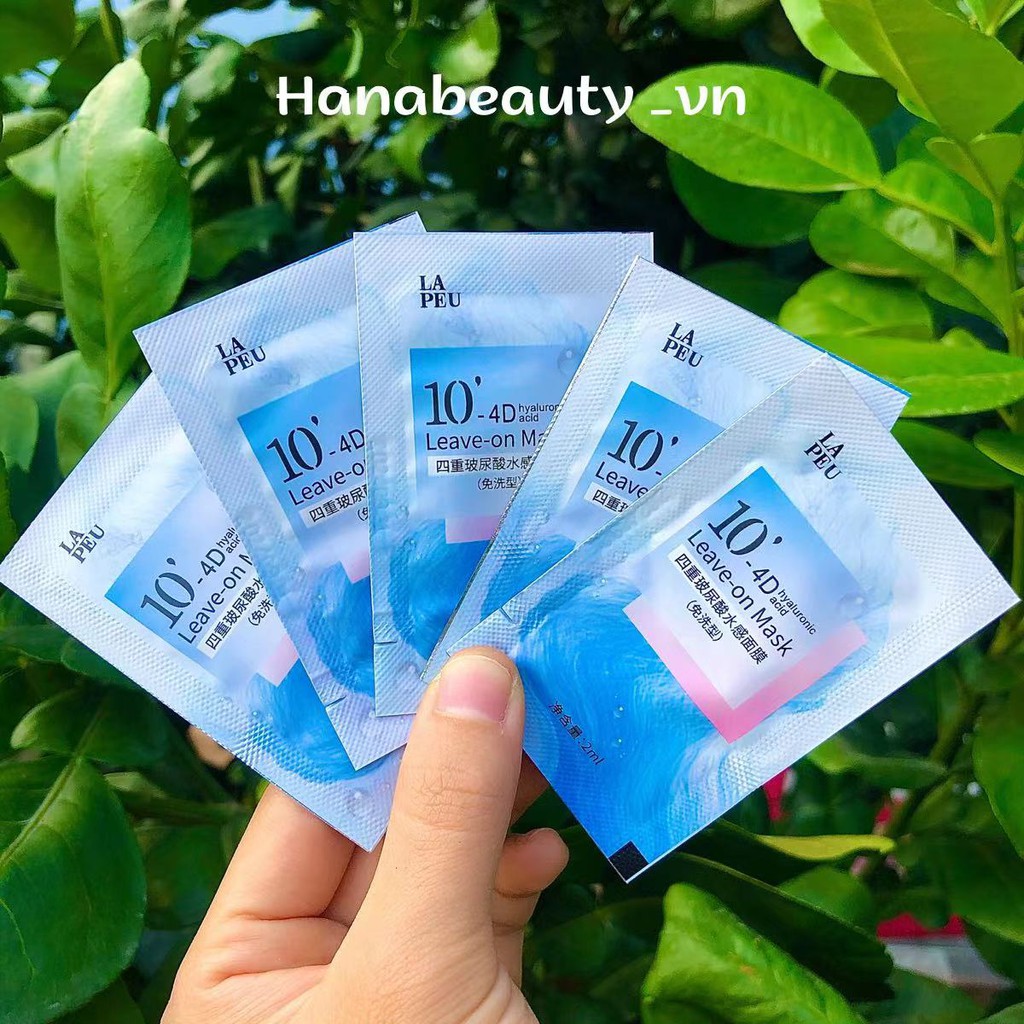 Mặt Nạ Ngủ LAPEU Hyaluronic Acid Chống Lão Hóa Trắng Da Giảm Vết Nhăn Nội Địa Trung